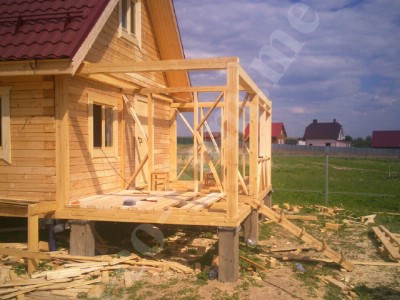 Строительство домов под усадку в Данилове